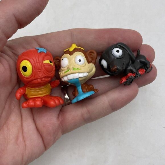 Lot of 3 Moose Ugly Pets Shop Toy Figures - Picture 2 of 6